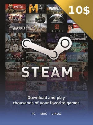 Steam Gift Card $10 USD GLOBAL