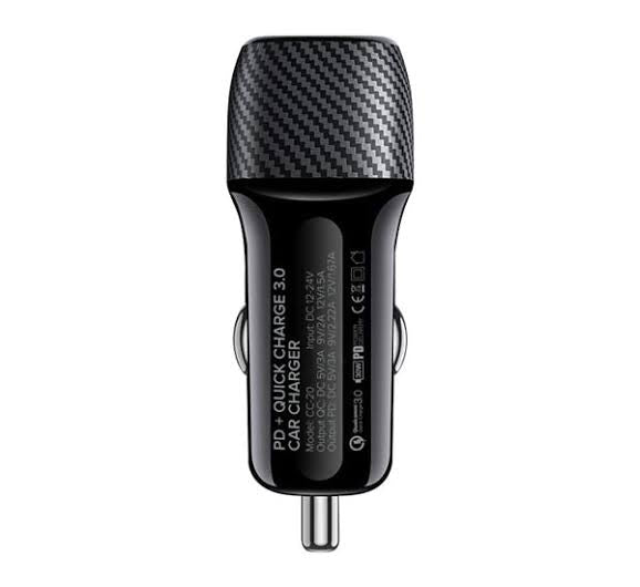 SPACE CC-20 PD+QUICK CHARGE 3.0 CAR CHARGER