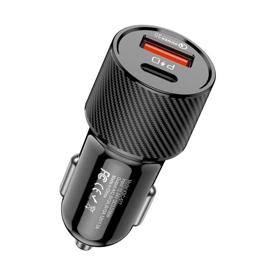 SPACE CC-20 PD+QUICK CHARGE 3.0 CAR CHARGER